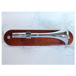 Vintage Chrome-Plated Over Brass Fog Horn