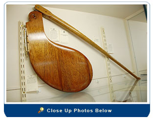 Solid-Mahogany Sailboat Rudder