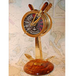 20" Solid-Brass Six-Spoke Ship's Wheel