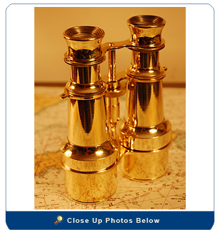 Captain's Solid Brass Binoculars